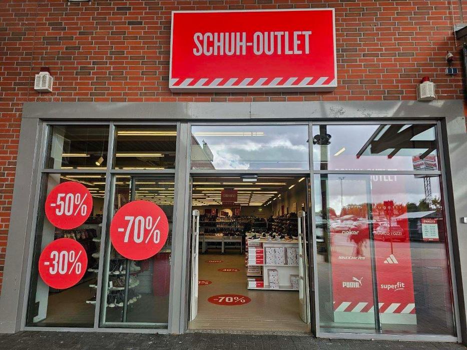 Schuh-Outlet, Friedrichstädter Straße in Rendsburg