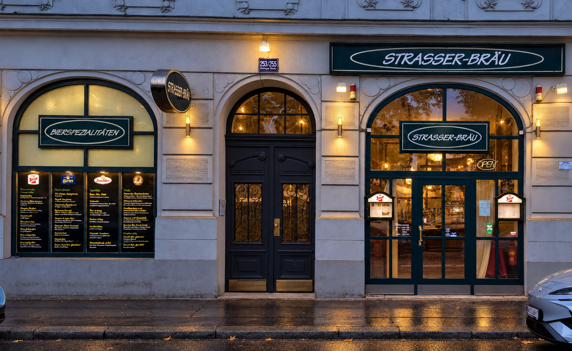 Strasser-Bräu, Schönbrunner Straße in Wien