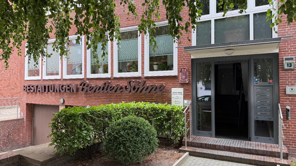 Bestattungsunternehmen Bentien Söhne GmbH, Litzowstraße in Hamburg