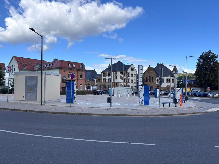 TotalEnergies Charging Station, Bahnhofstrasse in Eisenach