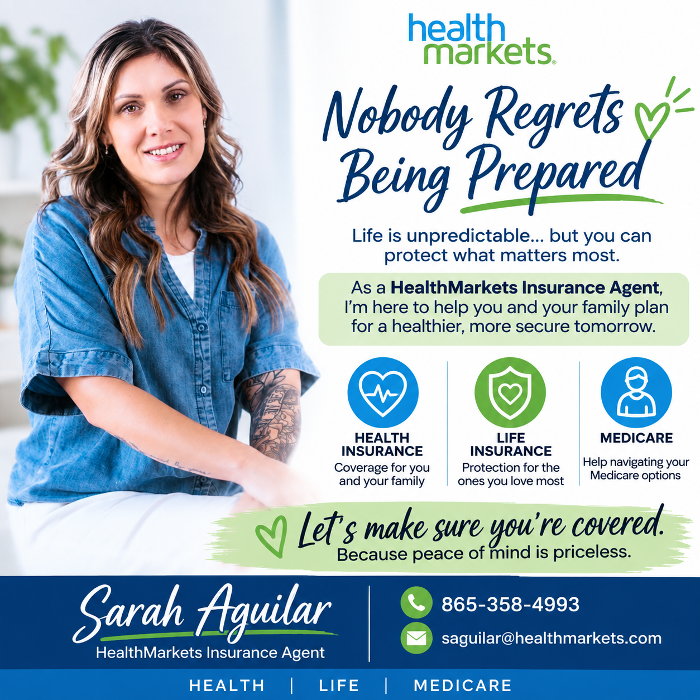 HealthMarkets Insurance - Sarah Aguilar - Lenoir City, TN