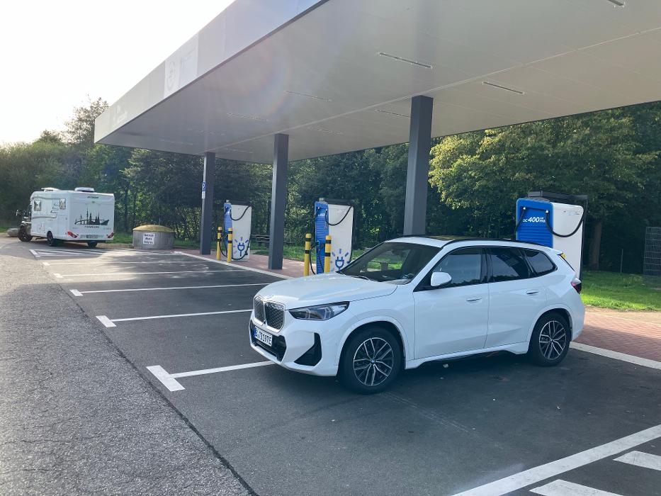 TotalEnergies Charging Station, A96 in Leutkirch im Allgäu