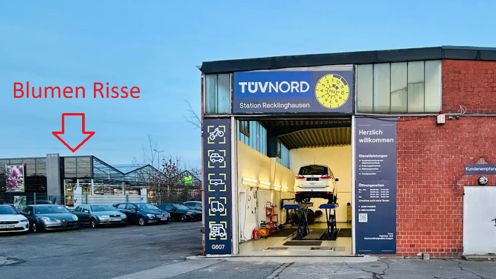 TÜV NORD Station Recklinghausen, Berghäuser Straße in Recklinghausen