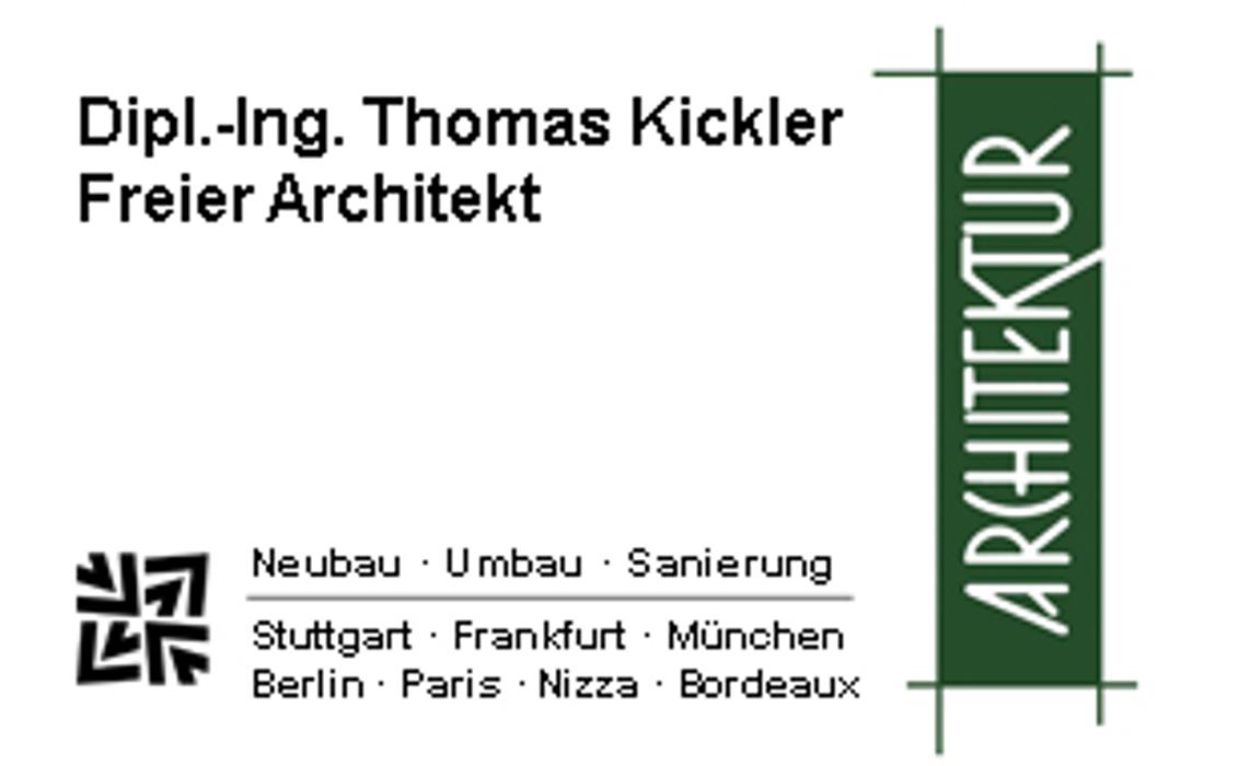 Bild zu Dipl.-Ing. Thomas Kickler Freier Architekt in Stuttgart Bild zu Dipl.-Ing. Thomas Kickler Freier Architekt in Stuttgart