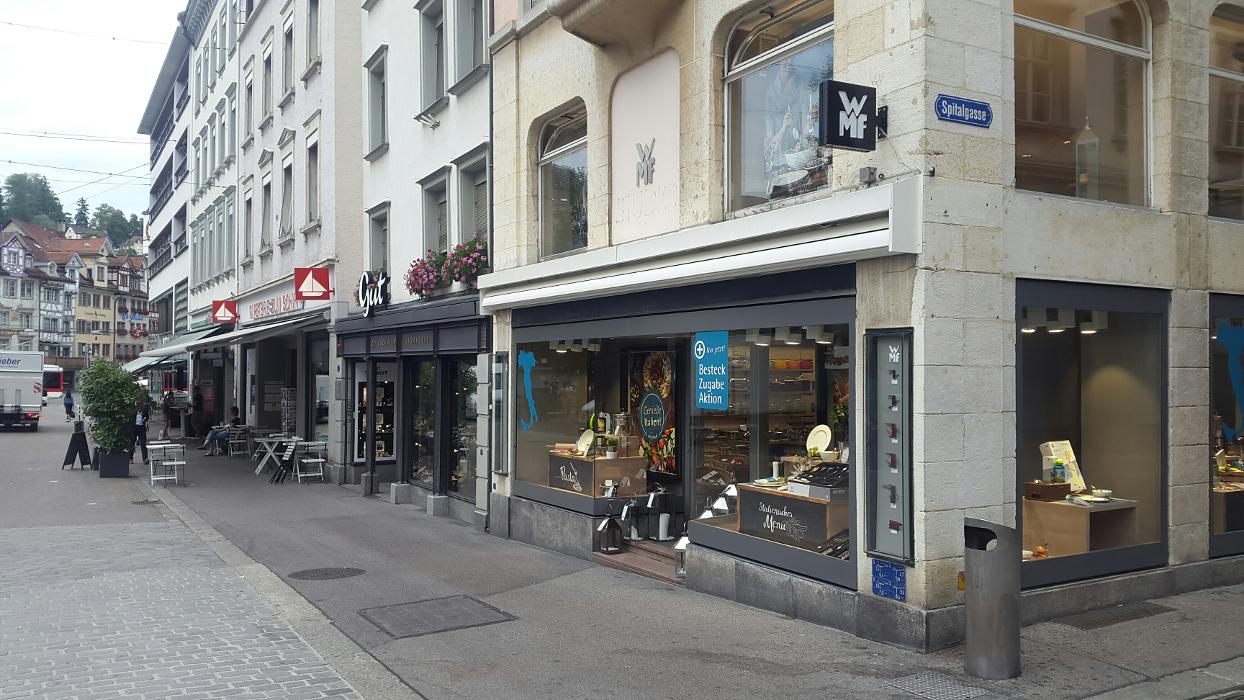 WMF St. Gallen, Spitalgasse in St. Gallen