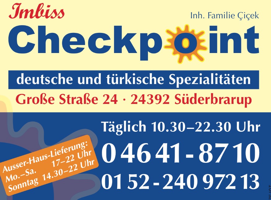 Checkpoint Süderbrarup Süderbrarup Checkpoint Süderbrarup Süderbrarup