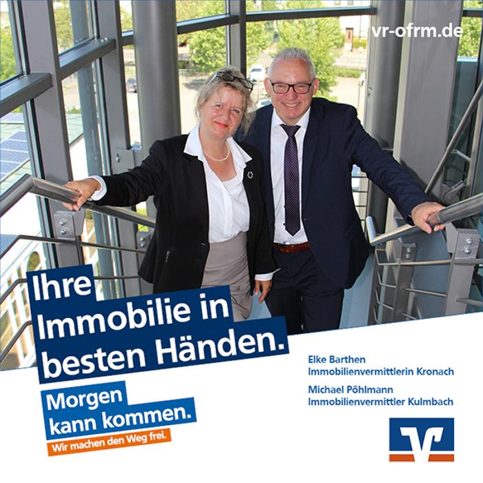 VR Bank Oberfranken Mitte eG - Immobilienbüro Kulmbach, Holzmarkt in Kulmbach