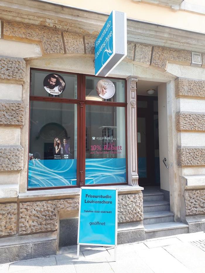 Friseurstudio Louisenschere, Louisenstraße in Dresden