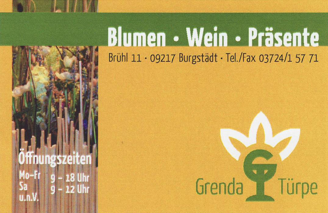 Floristik am Brühl, Grenda & Türpe GbR in Burgstädt