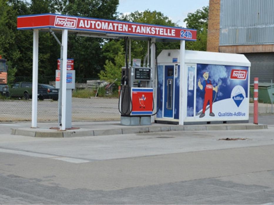 Hoyer Automatenstation, Wöbbeliner Straße in Ludwigslust