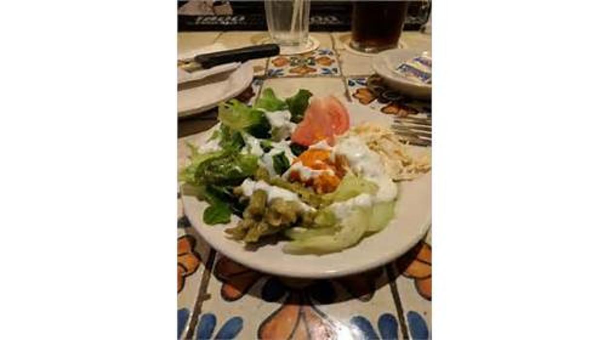 House Salad, comes with Dinner or you can choose between Potato Soup or the Soup of the Day