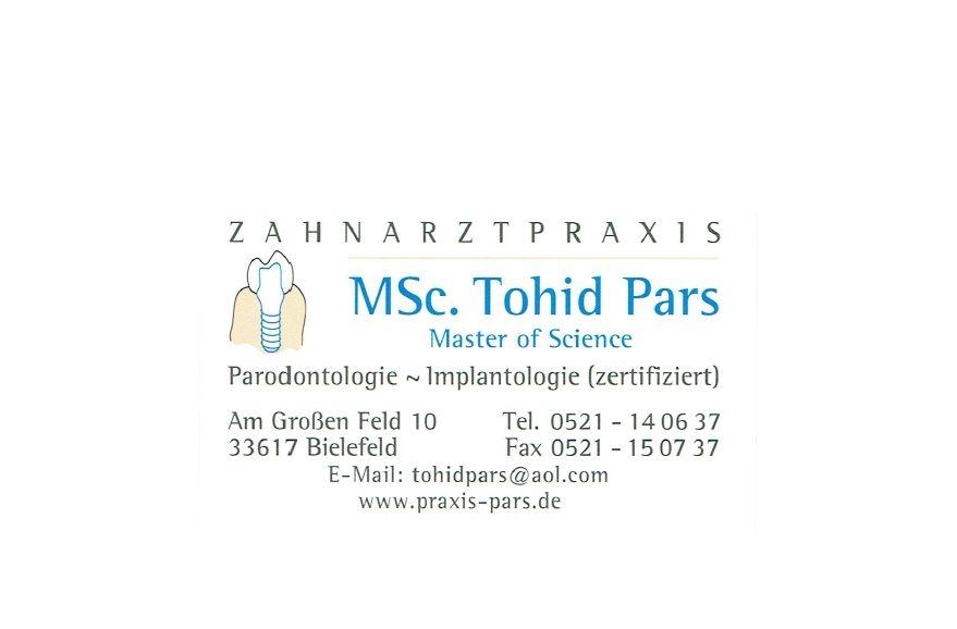 Tohid Pars, Zahnarzt / Implantolgie / Parodontologie in Bielefeld Bielefeld Tohid Pars, Zahnarzt / Implantolgie / Parodontologie in Bielefeld Bielefeld