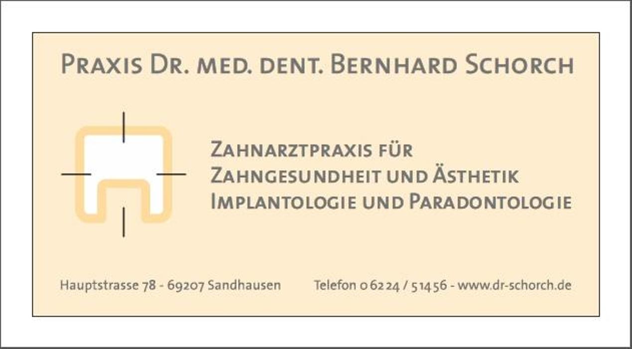 Dr. med. dent. Bernhard Schorch