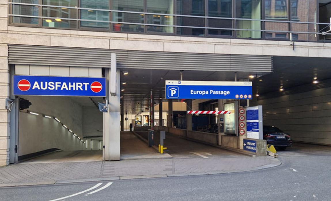 CONTIPARK Tiefgarage Europa Passage, Hermannstraße in Hamburg