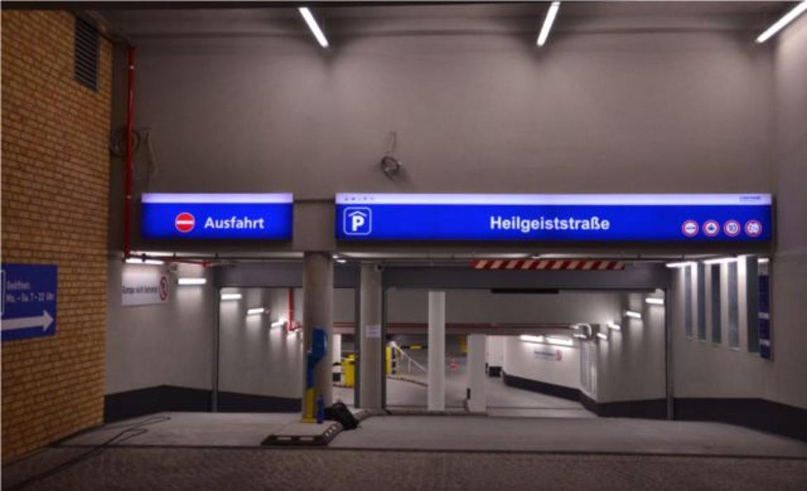 CONTIPARK Tiefgarage Heilgeiststraße, Heilgeiststraße in Stralsund