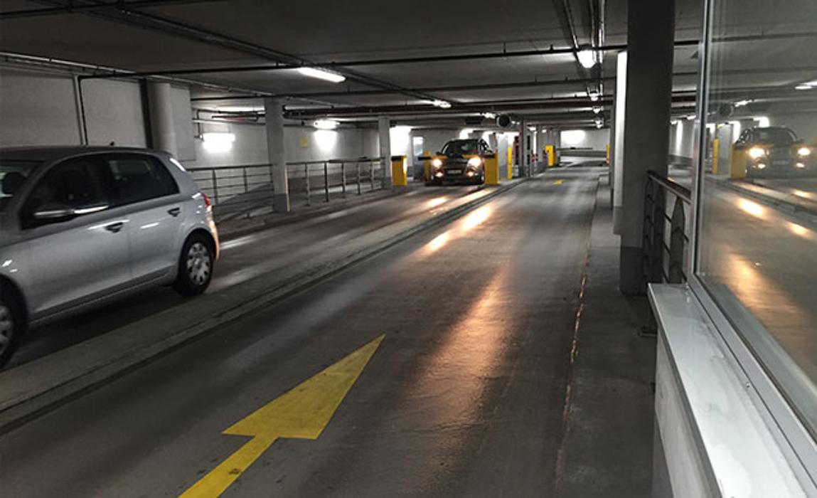 CONTIPARK Parkhaus Freiburg Zentrum Oberwiehre, Schwarzwaldstraße in Freiburg im Breisgau