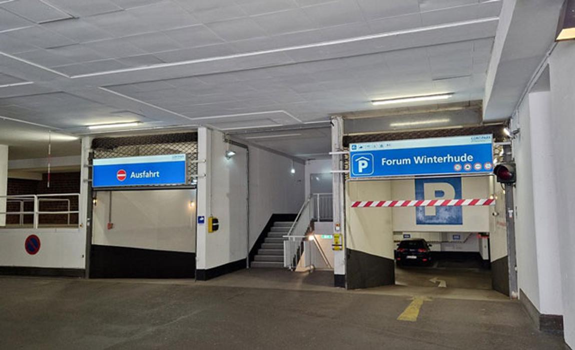 CONTIPARK Tiefgarage Forum Winterhude, Winterhuder Markt in Hamburg