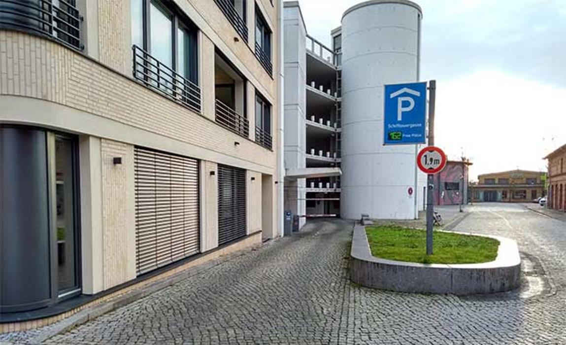CONTIPARK Parkhaus Schiffbauergasse, Schiffbauergasse in Potsdam