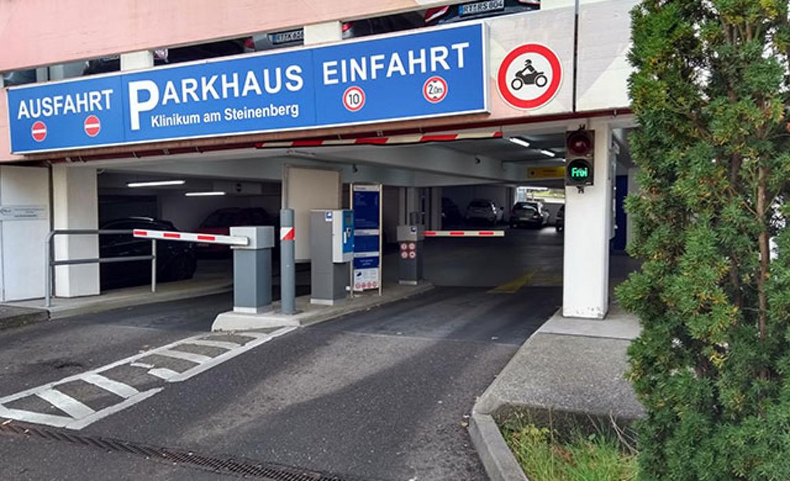 CONTIPARK Parkhaus Am Steinenberg (Klinikum 1), Steinenbergstraße in Reutlingen