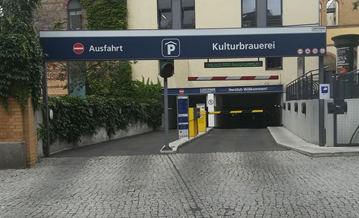 CONTIPARK Tiefgarage Kulturbrauerei, Sredzkistraße in Berlin