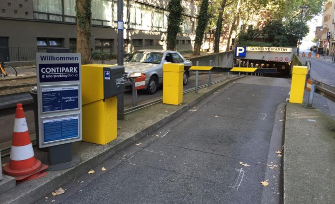 CONTIPARK Tiefgarage Groß Sankt Martin, Große Neugasse in Köln