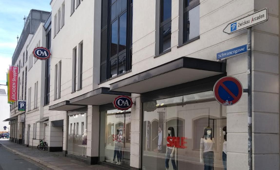 CONTIPARK Parkhaus Arcaden, Marienstraße in Zwickau