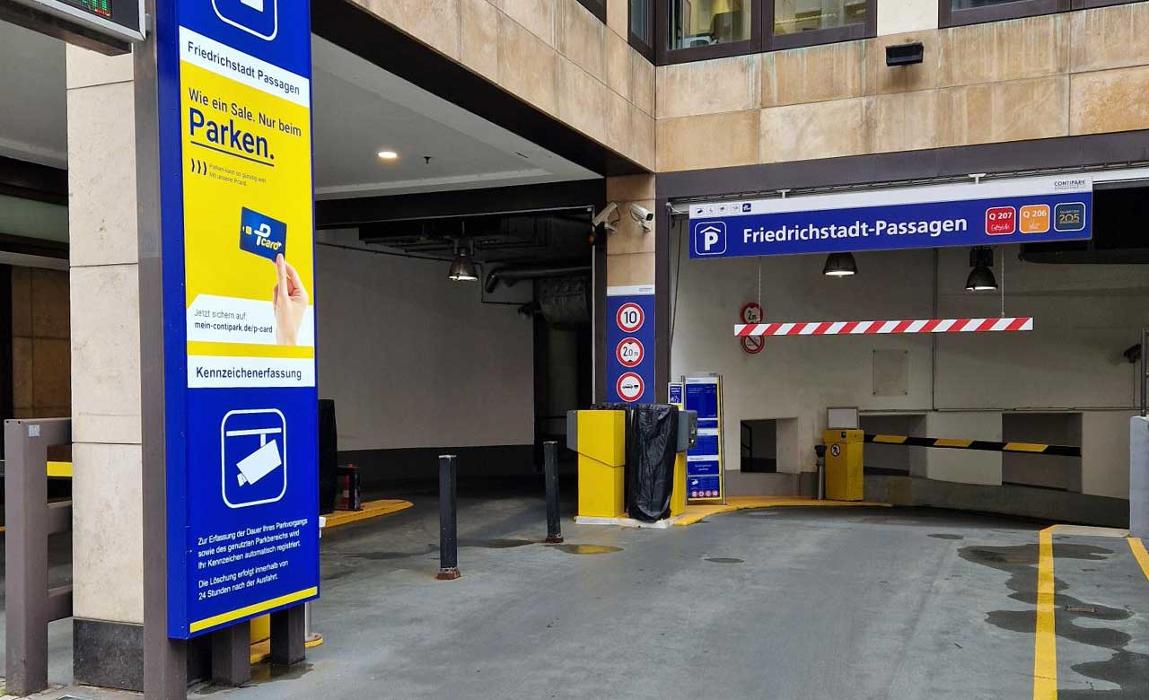 CONTIPARK Tiefgarage Friedrichstadt-Passagen (Q 205), Taubenstraße in Berlin