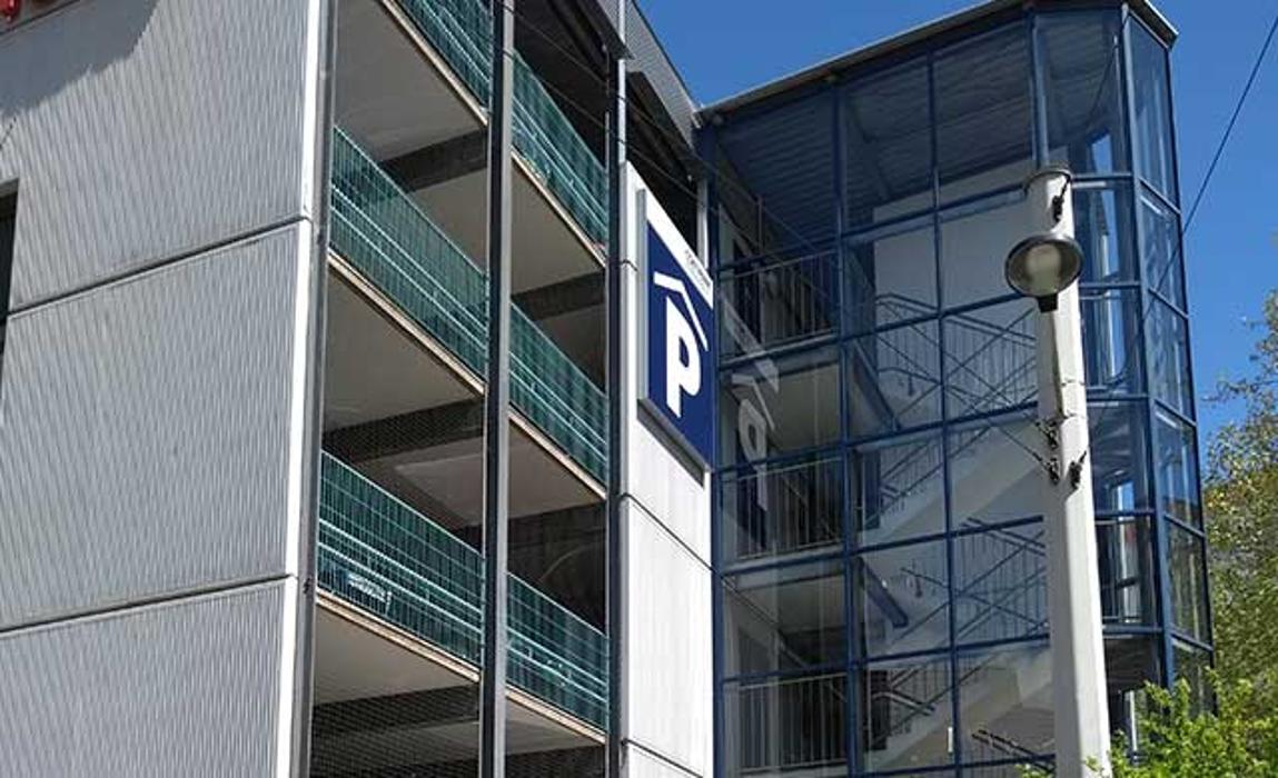 CONTIPARK Parkhaus Centrum, Katharinenstraße in Zwickau