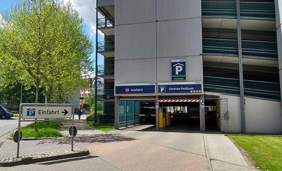 CONTIPARK Parkhaus Centrum, Katharinenstraße in Zwickau