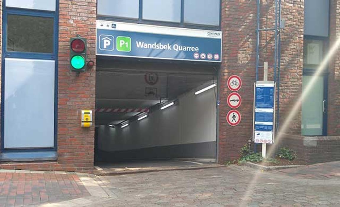 CONTIPARK Tiefgarage Wandsbek Quarree P1, Schünemannstieg in Hamburg