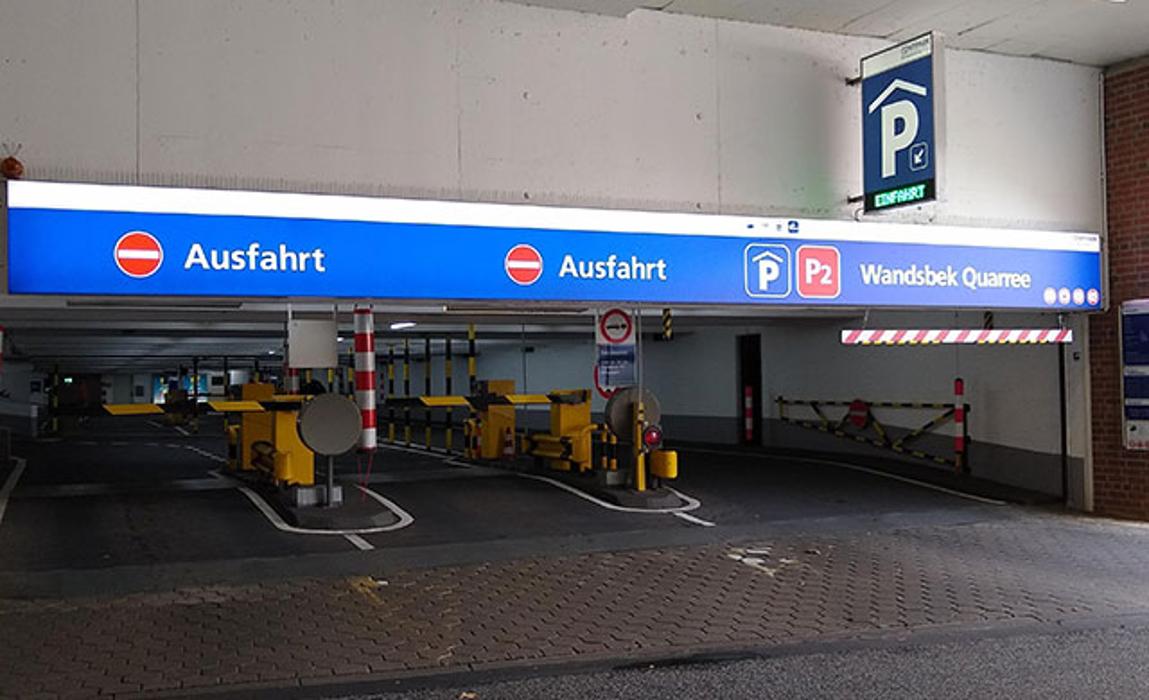 CONTIPARK Parkhaus Wandsbek Quarree P2, Quarree in Hamburg