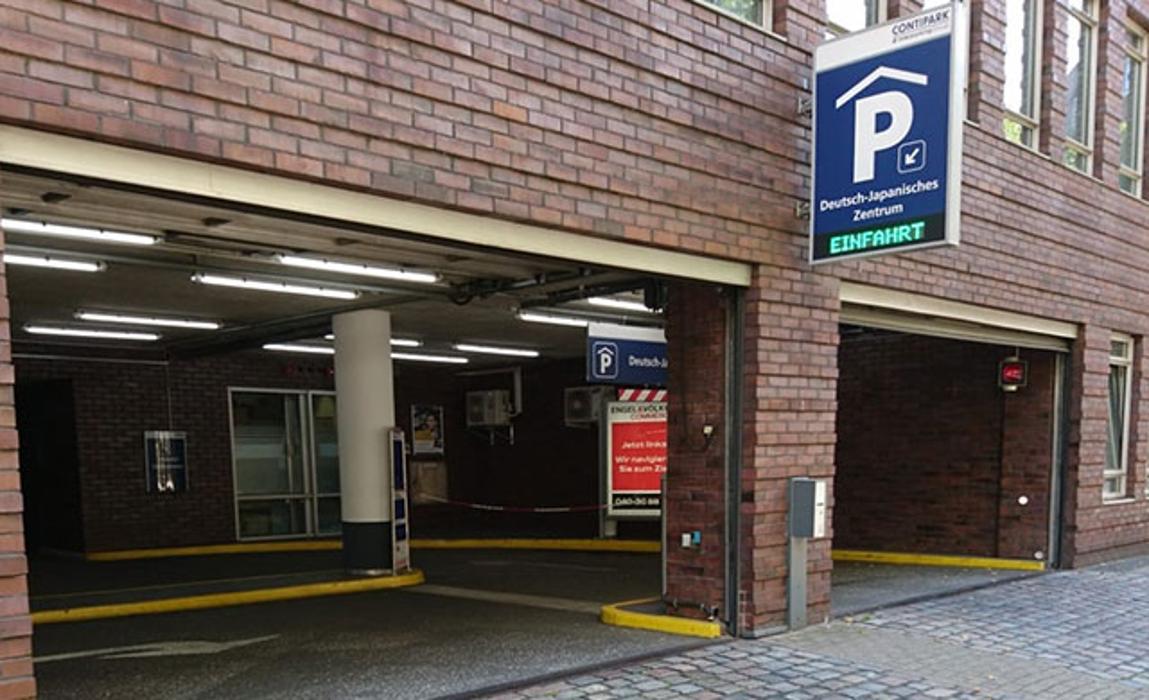 CONTIPARK Tiefgarage Deutsch-Japanisches Zentrum, An der Stadthausbrücke in Hamburg
