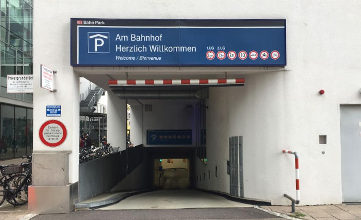DB BahnPark Tiefgarage Am Bahnhof P4, Bismarckallee in Freiburg im Breisgau
