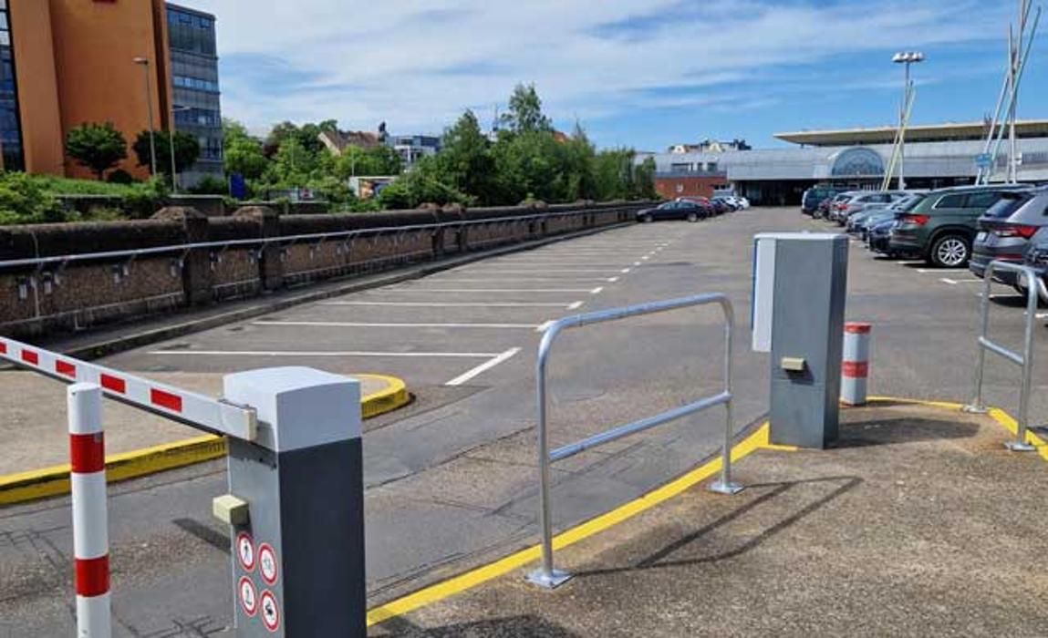 DB BahnPark Parkdeck Wilhelmshöhe P2, Bertha-von-Suttner-Straße in Kassel