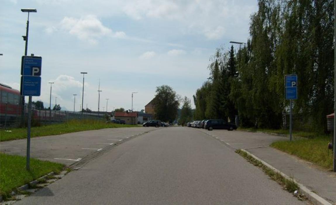 DB BahnPark Parkplatz Hauptbahnhof Rückseite P1, Eicher Straße in Kempten (Allgäu)