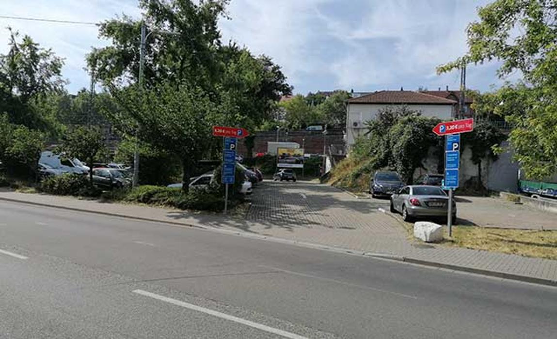 DB BahnPark Parkplatz Hauptbahnhof Landauer Straße P4, Landauer Straße in Neustadt an der Weinstraße