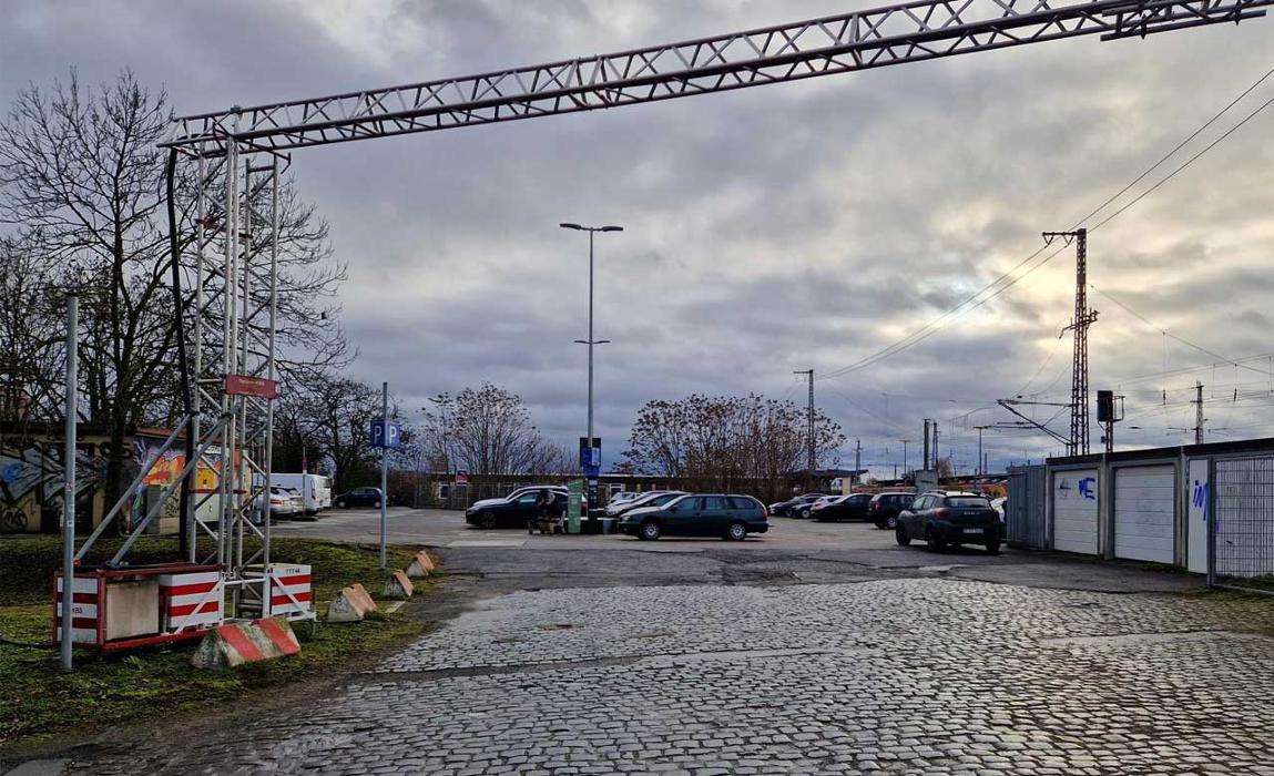 DB BahnPark Parkplatz Hauptbahnhof P3 Güterbahnhofstraße, Güterbahnhofstraße in Hanau