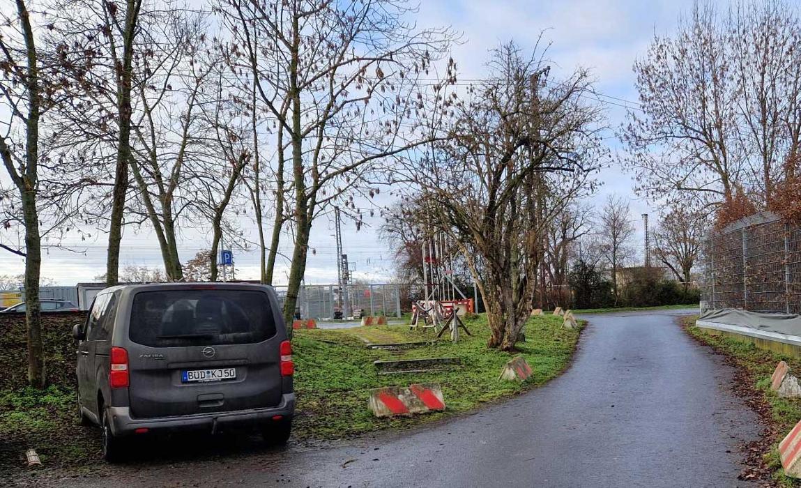 DB BahnPark Parkplatz Hauptbahnhof P3 Güterbahnhofstraße, Güterbahnhofstraße in Hanau