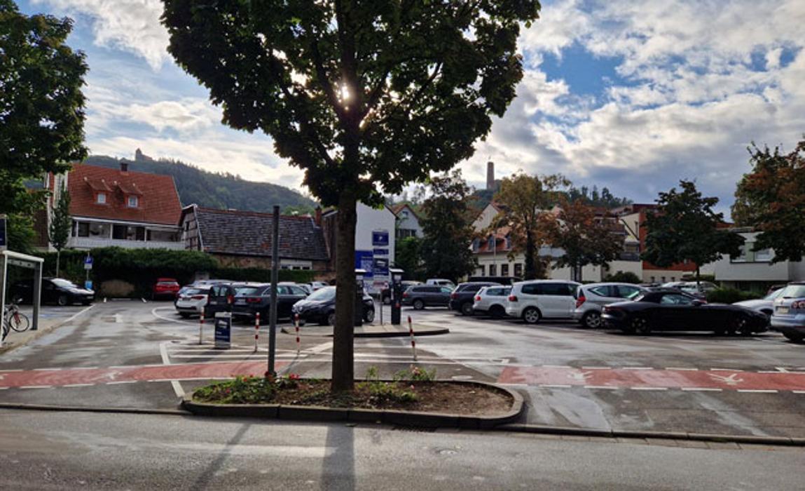 CONTIPARK Parkplatz Institutstraße, Institutstraße in Weinheim
