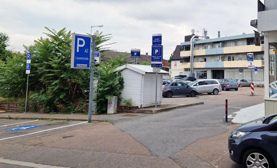 CONTIPARK Parkplatz Luisenstraße, Luisenstraße in Weinheim