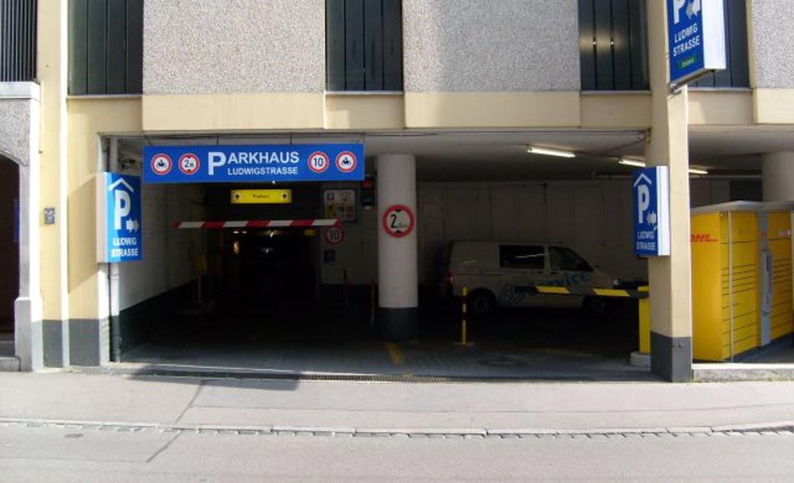 CONTIPARK Parkhaus Ludwigstraße, Ludwigstraße in Augsburg
