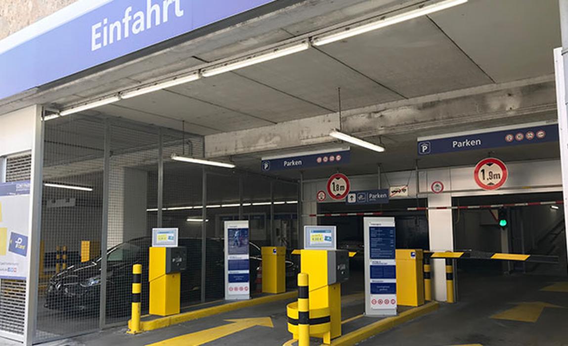 CONTIPARK Parkhaus Am Martinstor, Rempartstraße in Freiburg im Breisgau