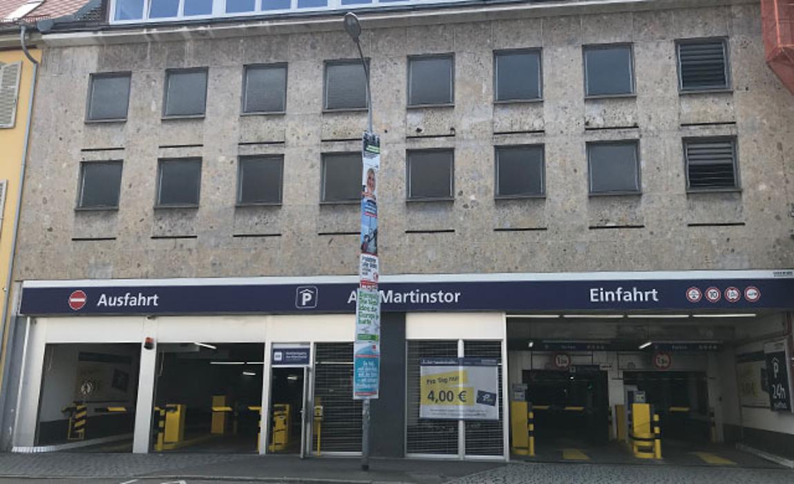 CONTIPARK Parkhaus Am Martinstor, Rempartstraße in Freiburg im Breisgau