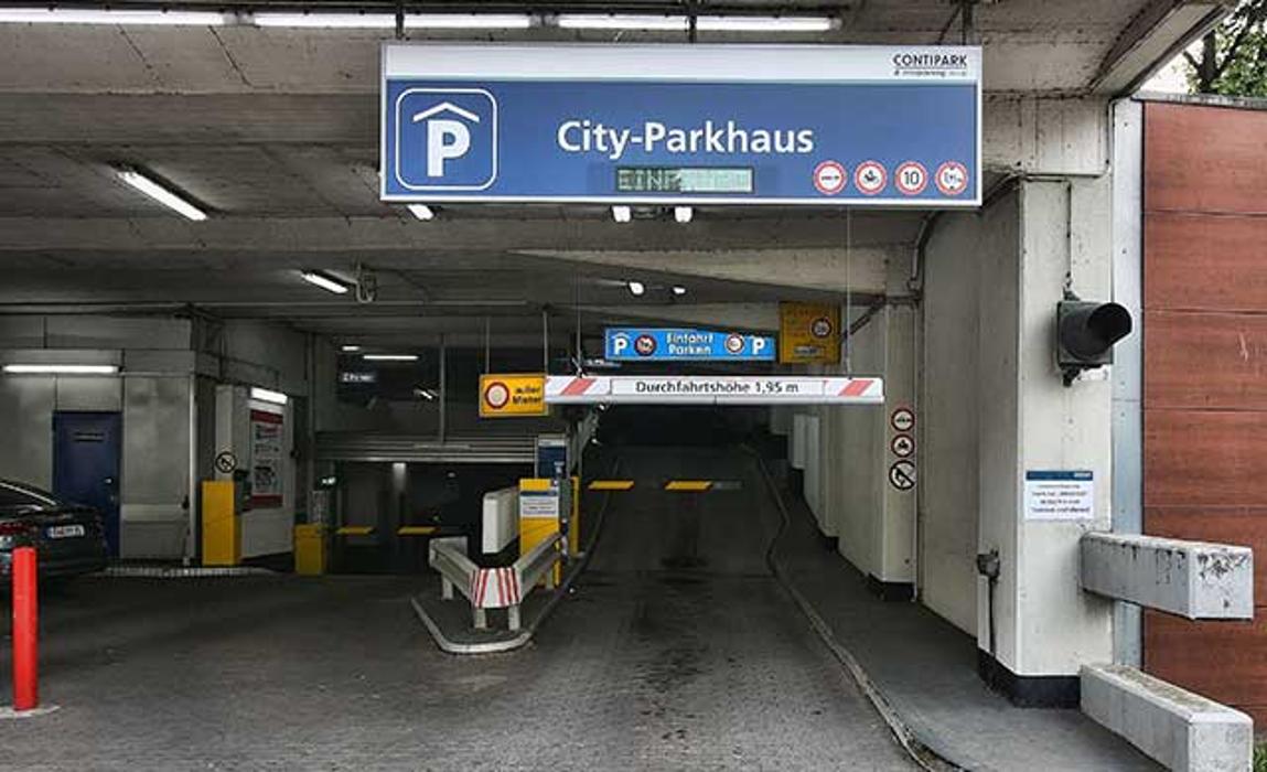 CONTIPARK Parkhaus City, Körnerstraße in Hagen