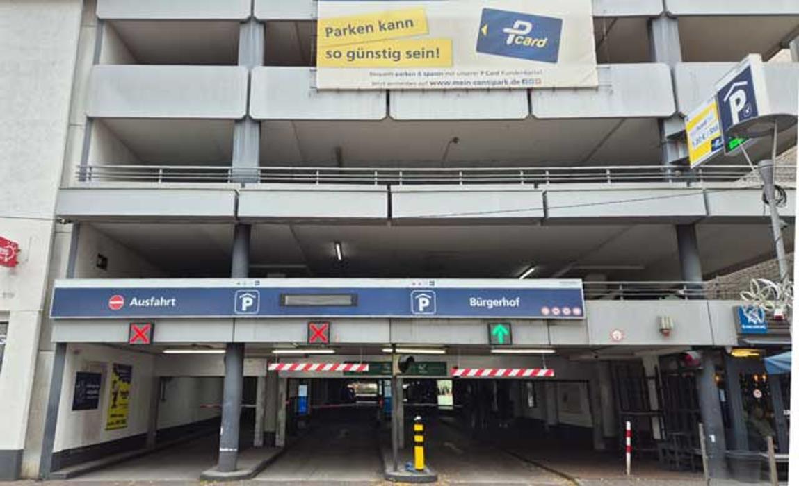 CONTIPARK Parkhaus Bürgerhof, Bahnhofstraße in Ludwigshafen am Rhein