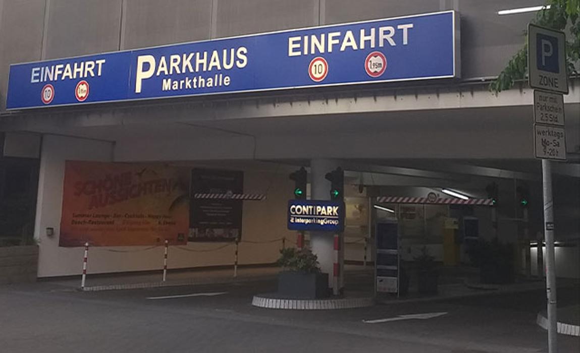 CONTIPARK Parkhaus Markthalle, Röselerstraße in Hannover