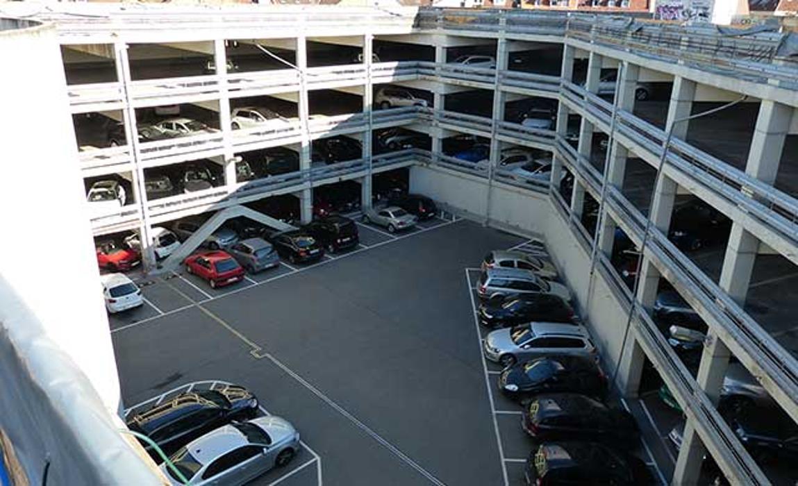 CONTIPARK Parkhaus Wallstraße, Wallstraße in Braunschweig