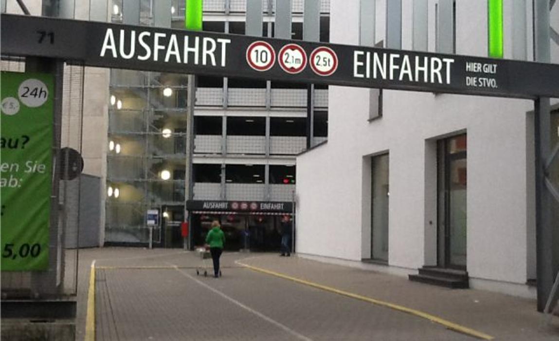 CONTIPARK Parkhaus Hofaue City, Hofaue in Wuppertal