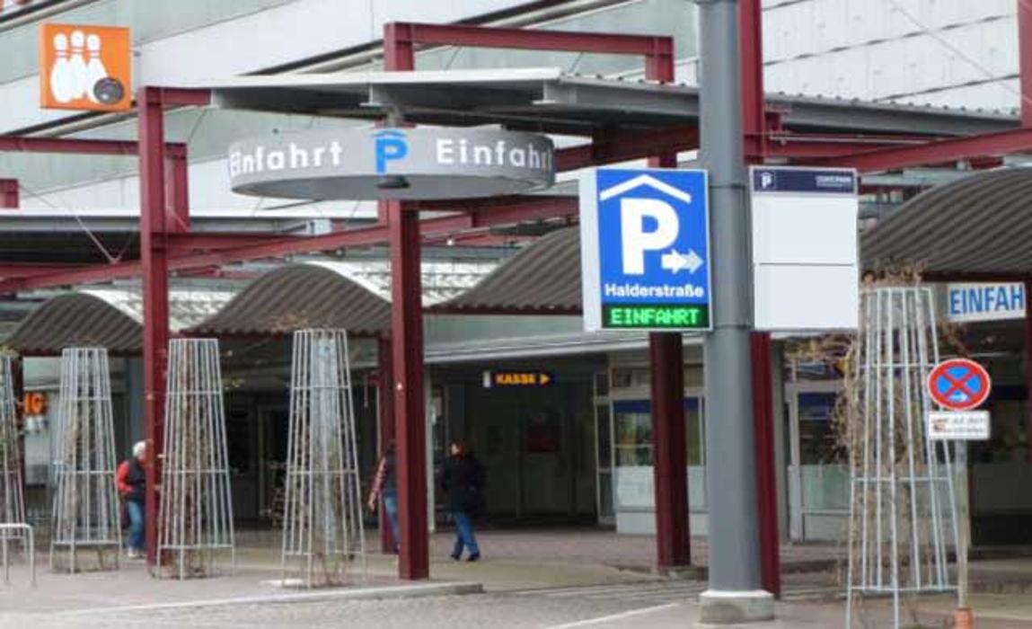 CONTIPARK Parkhaus Halderstraße, Halderstraße in Augsburg