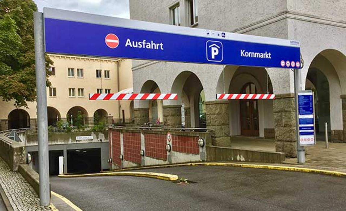 CONTIPARK Tiefgarage Kornmarkt, Schillerstraße in Zwickau